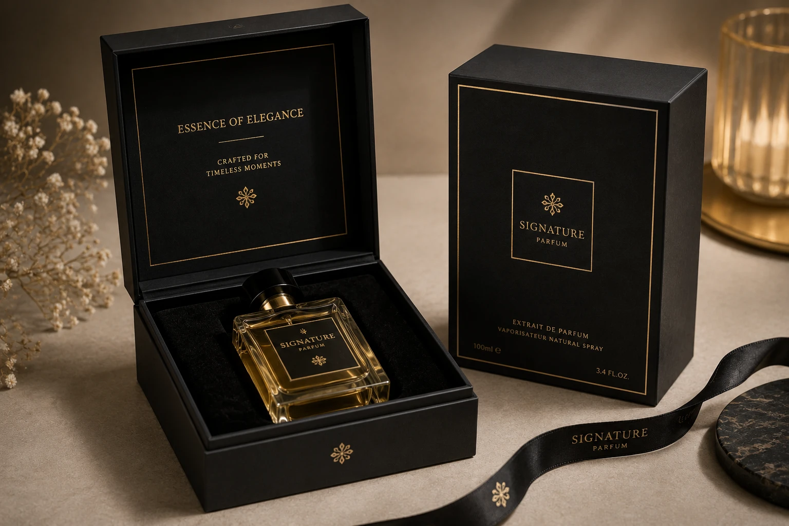 Custom Perfume Rigid Boxes