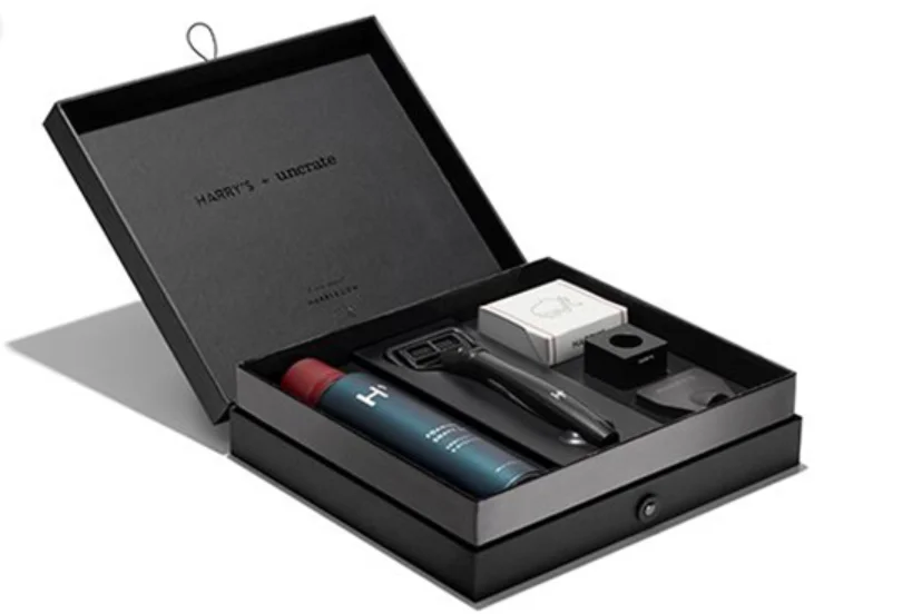 Harrys + Uncrate Men Grooming Kit Rigid Shoulder Box